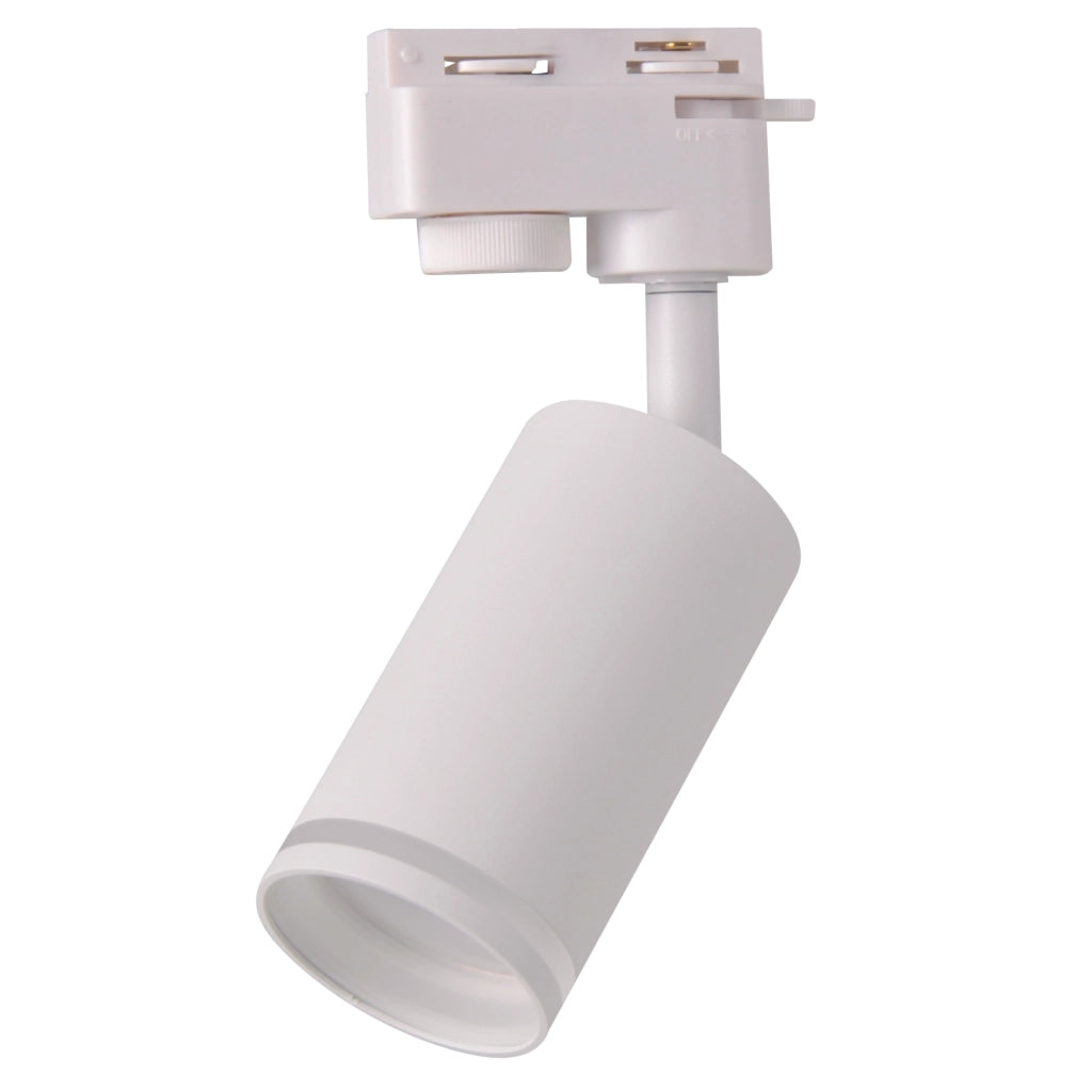 Faretto su binario bianco GU10 1 luce Paris Polux 321602