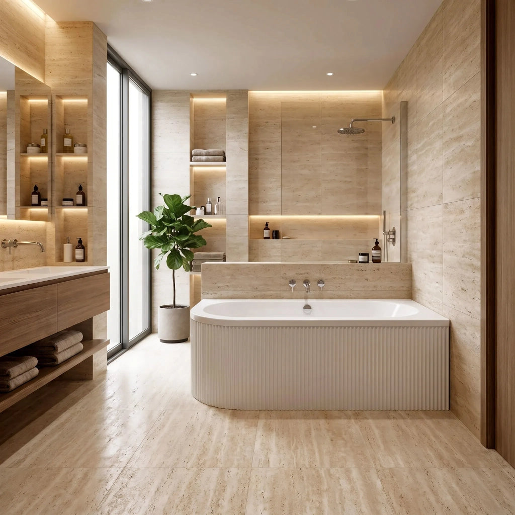 Vasca Bagno Rea Orion Stripe Right 160cm