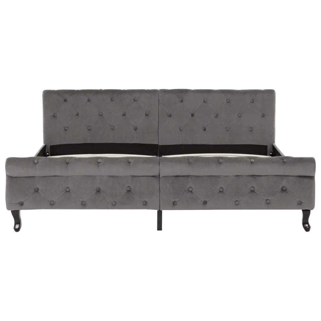 Giroletto Grigio in Velluto 180x200 cm 288562