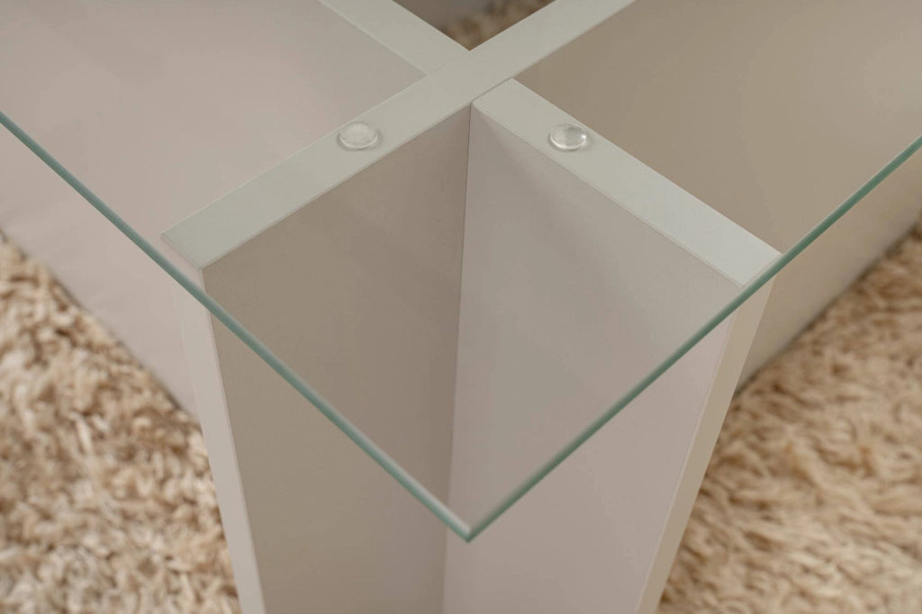 Azriel, Tavolino da Salotto Forma Rettangolare, 105x65x40h cm Grigio