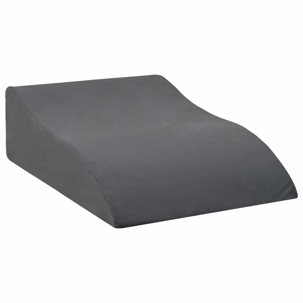 Cuscino per Gambe Grigio 68 x 40 x 18 cm Schiuma PU CFW7798002