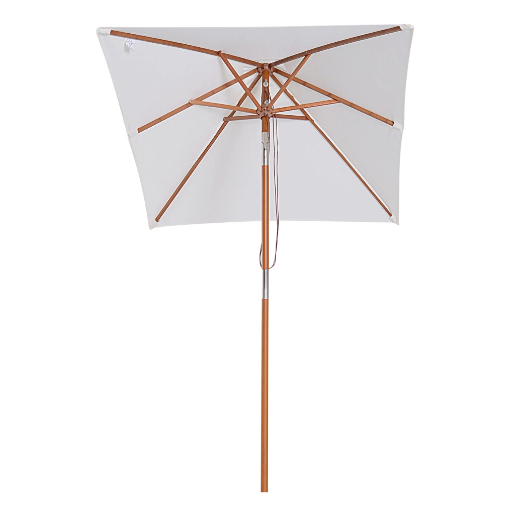 Ombrellone da Giardino Inclinabile 2x1.5m ¨C zephmum ¨C Legno Abete, Beige