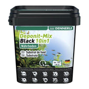 Dennerle Deponit Mix Black 10in1 - fondo fertile per acquari Formato: 4.8 Kg