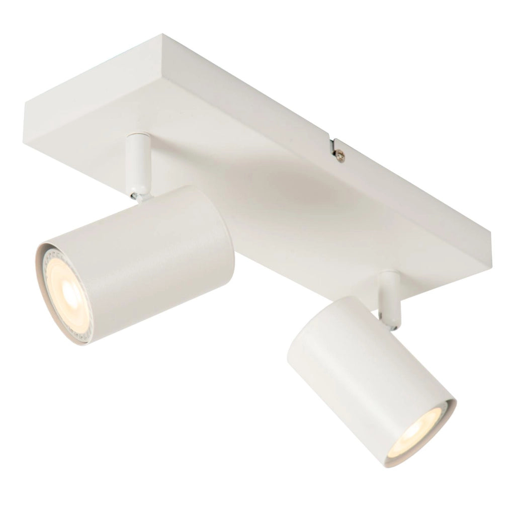 Faretto da soffitto AMIGO 2xGU10 bianco metallo Lucide