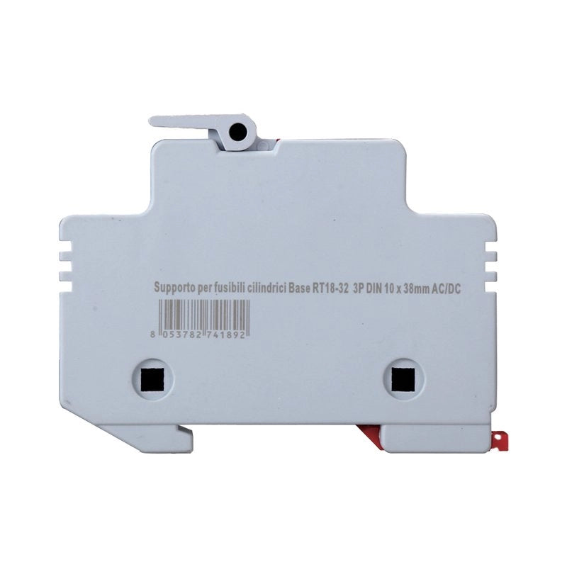 Portafusibile Modulare DC Fotovoltaico 3P 3M D10X38mm 32A DC 1000V IP20 IEC60269-6