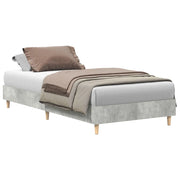 Letto singolo | Letto per adulti | Struttura del letto Grigio Cemento 80 x 200 cm