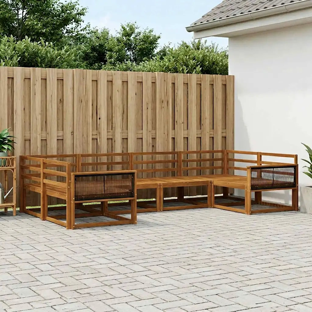 Set di divani da esterno 6 pcs Naturale 3382842