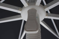 Ombrellone da Giardino 2,25x2,25 m Palo Ø40 mm in Alluminio Maffei Kronos Antracite