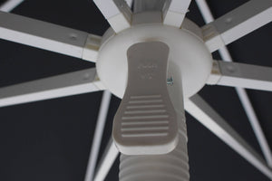 Ombrellone da Giardino 2,25x2,25 m Palo Ø40 mm in Alluminio Maffei Kronos Antracite