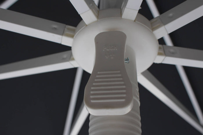 Ombrellone da Giardino 2,25x2,25 m Palo Ø40 mm in Alluminio Maffei Kronos Antracite