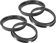 Centri di allineamento in anello (4 pezzi) 67.1->66.1mm - ABS - nero - per cerchi in alluminio