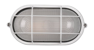 Plafoniera da Esterno Attacco E27 in Alluminio Bianco Opaco