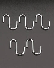 Set 5 Ganci A S Cm 3,5 Cromati - Metaltex