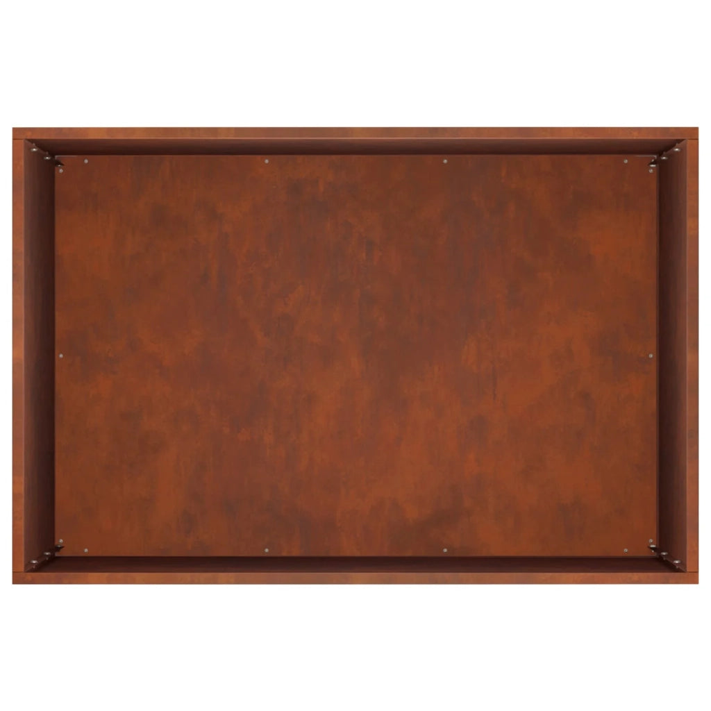 Vaso da giardino Ruggine 50 x 40 x 50 cm Acciaio Corten 8005664
