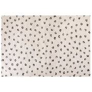 Tappeto in cotone beige chiaro 160 x 230 cm Rettangolare motivo animali moderno
