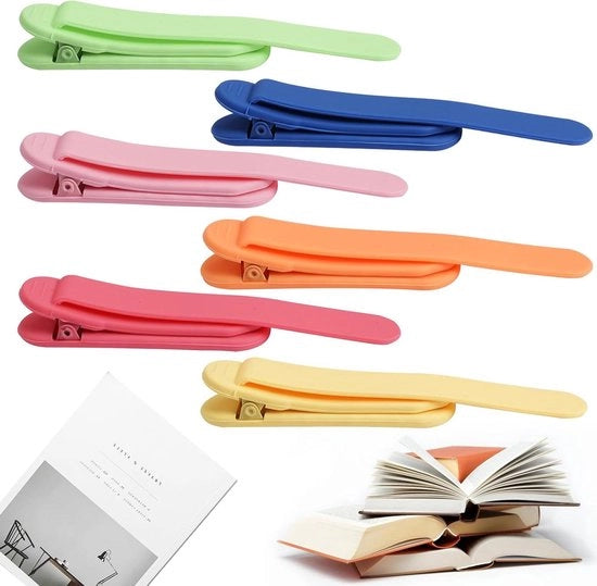 Leggii di sostegno in silicone automatici - 6 pezzi - colorati - adatti a tutti
