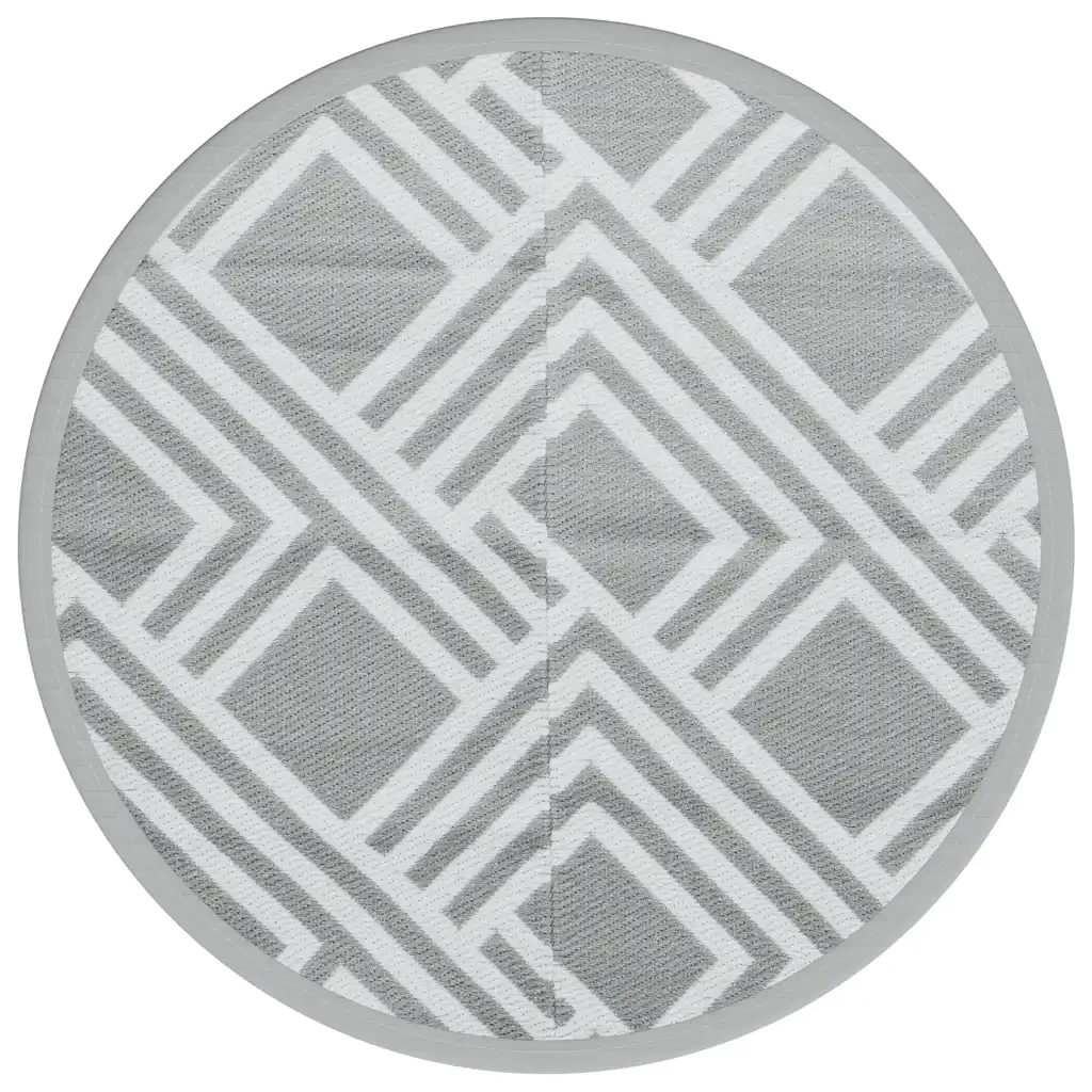 Tappeto da Esterno ARAKIL Grigio ?120 cm in PP CFW8376613