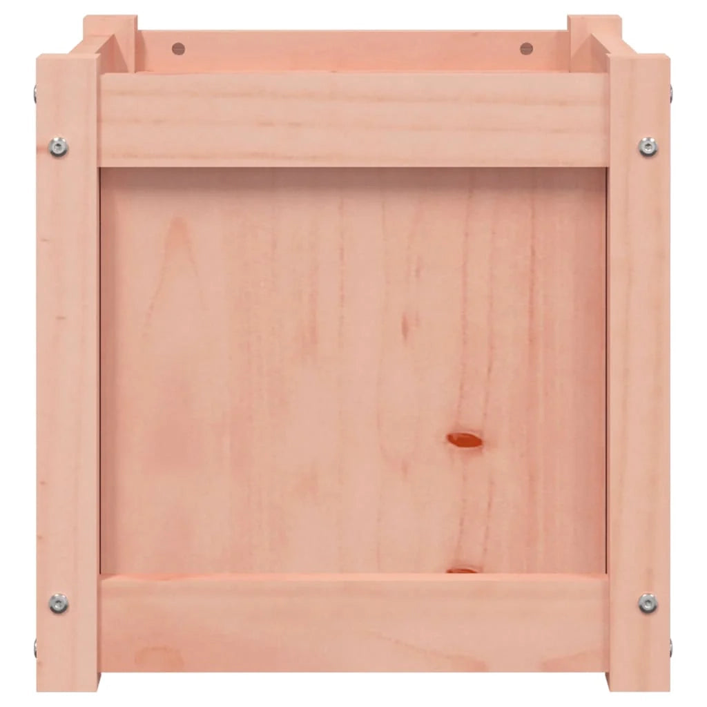 Vassoio per fioriera aiuola rialzata piante fiori terrazza giardino 40 x 40 x 40 cm legno massello marrone Douglas 02_0037559