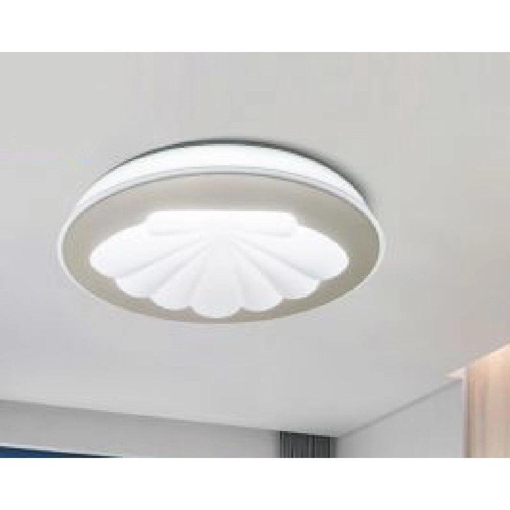 Trade Shop - Plafoniera Lampadario Soffitto 46 W Conchiglia Dimmerabile Toni Di Luce Pn-11-3c -