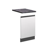 Pannello frontale R-Line Bianco/Antracite 45 cm J-Shape, PL Antracite Vicco