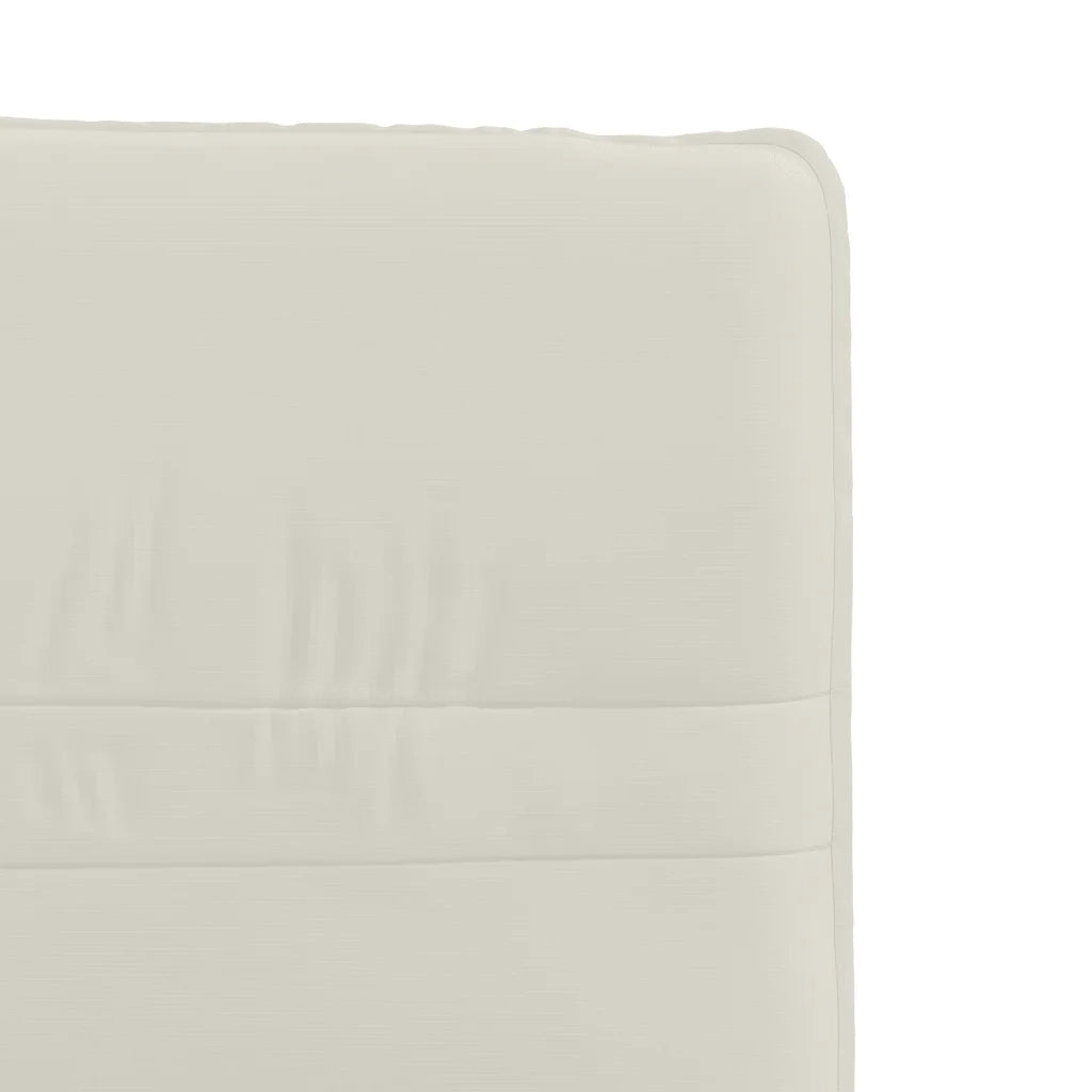 Sedie da Pranzo 4 pz Crema in Velluto 3315353