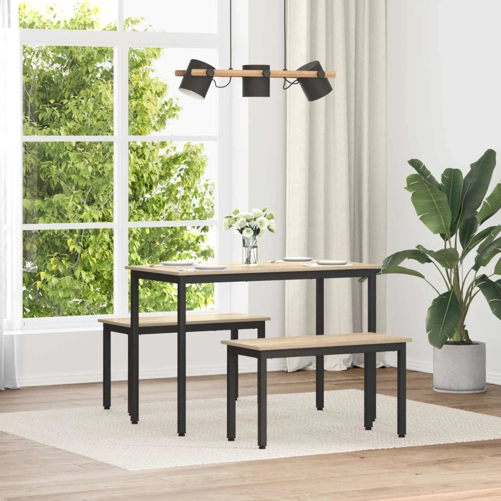 panchina Sonoma 80 x 35 x 45 cm Legno multistrato 892591