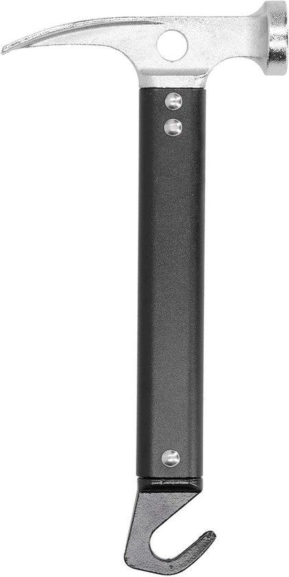 Martello da Campeggio Leggero - Materia: Alluminio - Pomo Antiscivolo - Ideale per Stendibotti - Peso Leggero - Resistente - Utilizzabile per Tende e Accessori da Campeggio