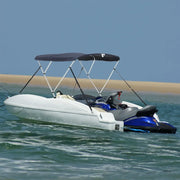 Bimini di Prua Pareti Laterali Rete 3 Archi 183x(185-198)x137cm