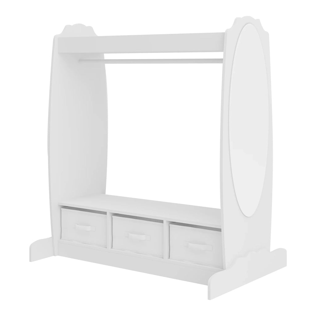 Armadio per bambini 107 x 95 x 61 cm bianco 03_0010247
