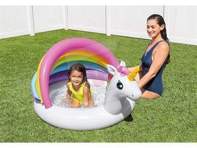PISCINA GONFIABILE BABY UNICORNO INTEX CM. 127X102X69H
