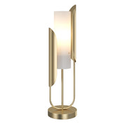 Lampada da tavolo oro, paralume vetro Cipresso Maytoni Z014TL-01G