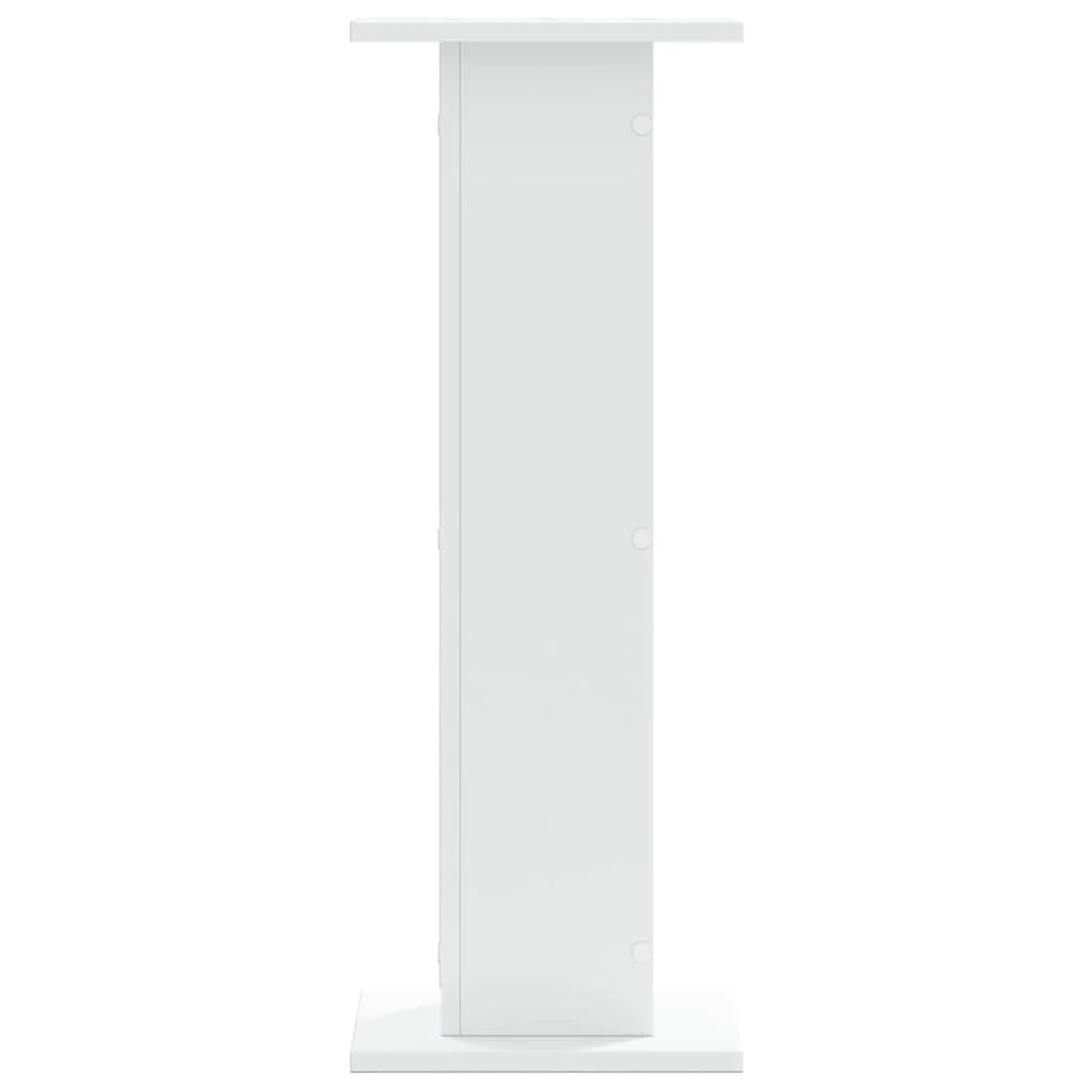 Portavasi mobili per fiori set da 2 30 x 30 x 80 cm legno ingegnerizzato bianco 02_0045281