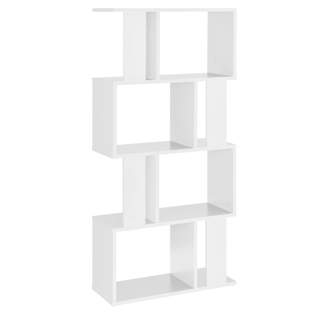 Libreria Brattahlid Scaffale da Terra 130x60x24 cm Bianco [en.casa]