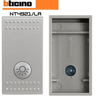 Copritasto 1 modulo grigio con simbolo luce bticino livinglight tech