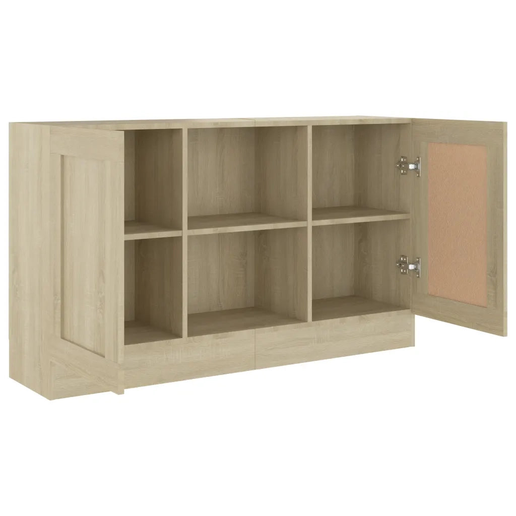 Credenza | Madia | Buffet da pranzo | Armadio da pranzo Rovere Sonoma 120x30,5x70 cm in Legno Multistrato