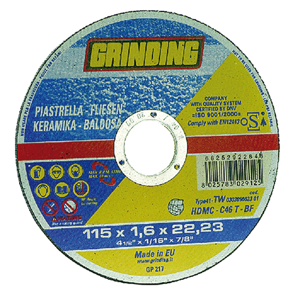 MOLA ABRASIVA PER MARMO/PIASTRELLE ø 230 x 1,9- 25 pezzi  - GRINDING