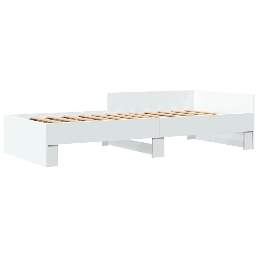 Giroletto-Struttura Letto Bianco 90x200 cm in Legno Multistrato 558250