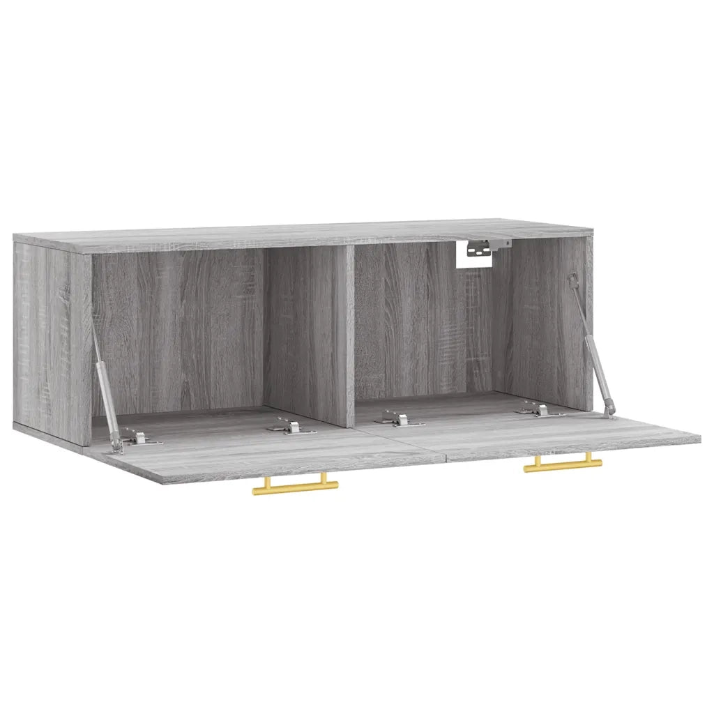 Armadietto a Muro | Mobile a Parete Grigio Sonoma 100x36,5x35 cm Legno Multistrato