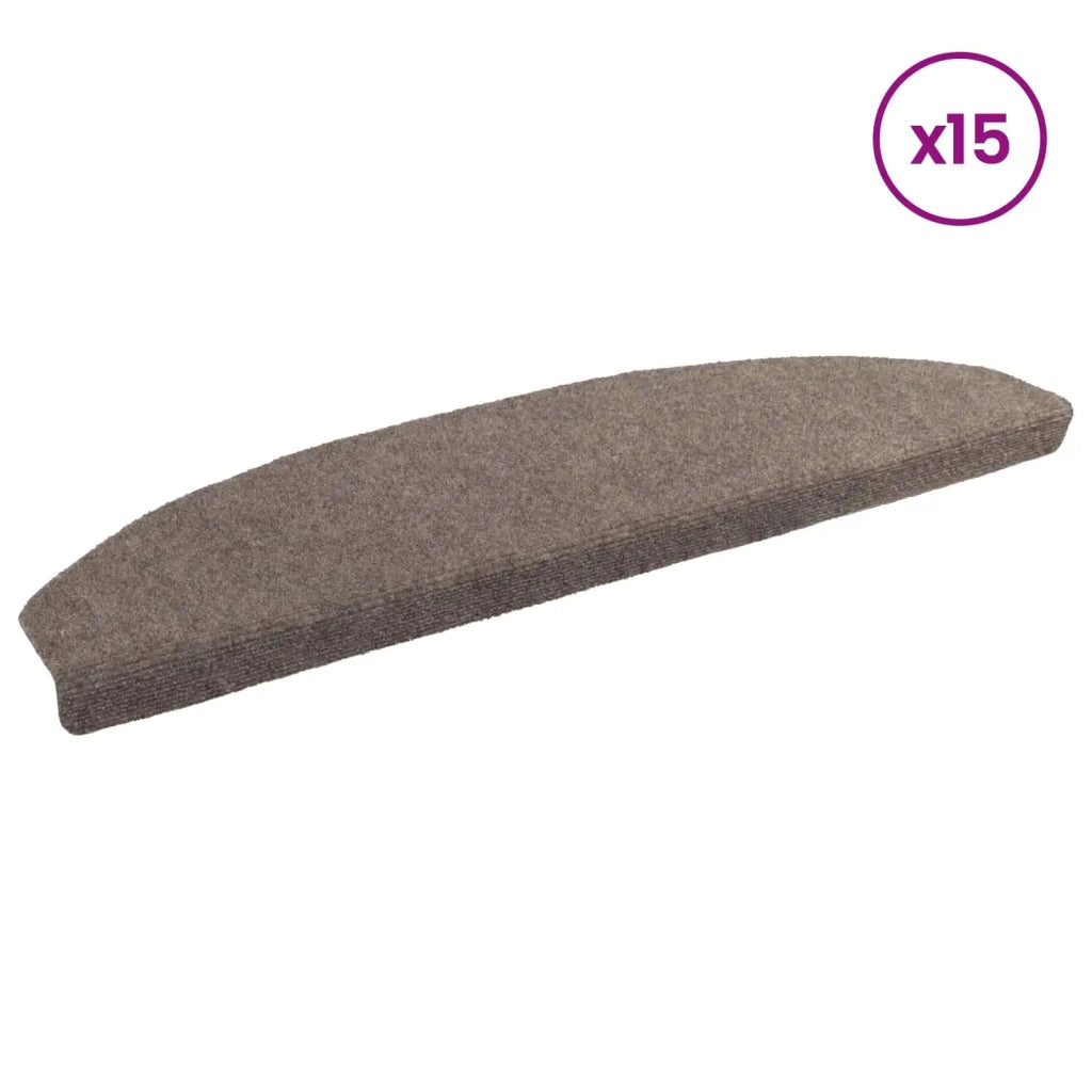 Tappetini per scale autoadesivi 15 pcs Moca 80 x 24,5 x 3,5 cm