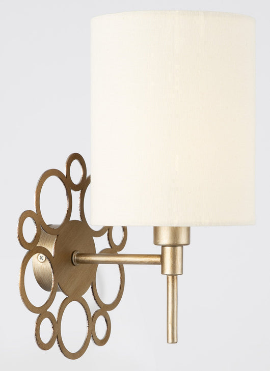 Lampada da parete House in Metallo Anna Oro Antique