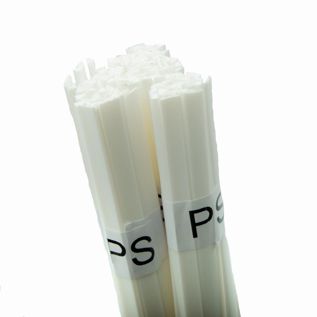 Saldatura Plastica PS (GPPS) – Granuli Bianchi 100g | Filo 42 cm, Forma Mista | Per Serbatoi, Scatole, Contenitori