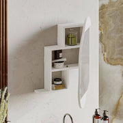 Asterisco, Specchio Materiale Struttura in Vetro, 60x75h cm Bianco