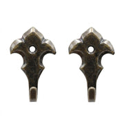 GANCIO PER QUADRI 'GIGLIO MAGNUM' mm 45 - pz.  2 bronzato  - Blister Koncreto