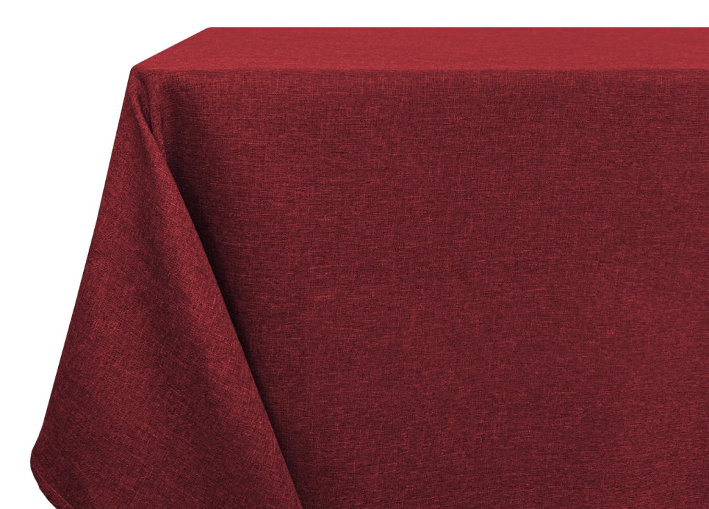 Tovaglia Cucina Soggiorno Antimacchia Idrorepellente Linen - 140x180cm - Bordeaux