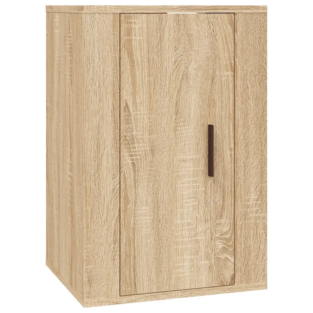 Set di Mobili Porta TV 3 pz Rovere Sonoma in Legno Multistrato 3188513