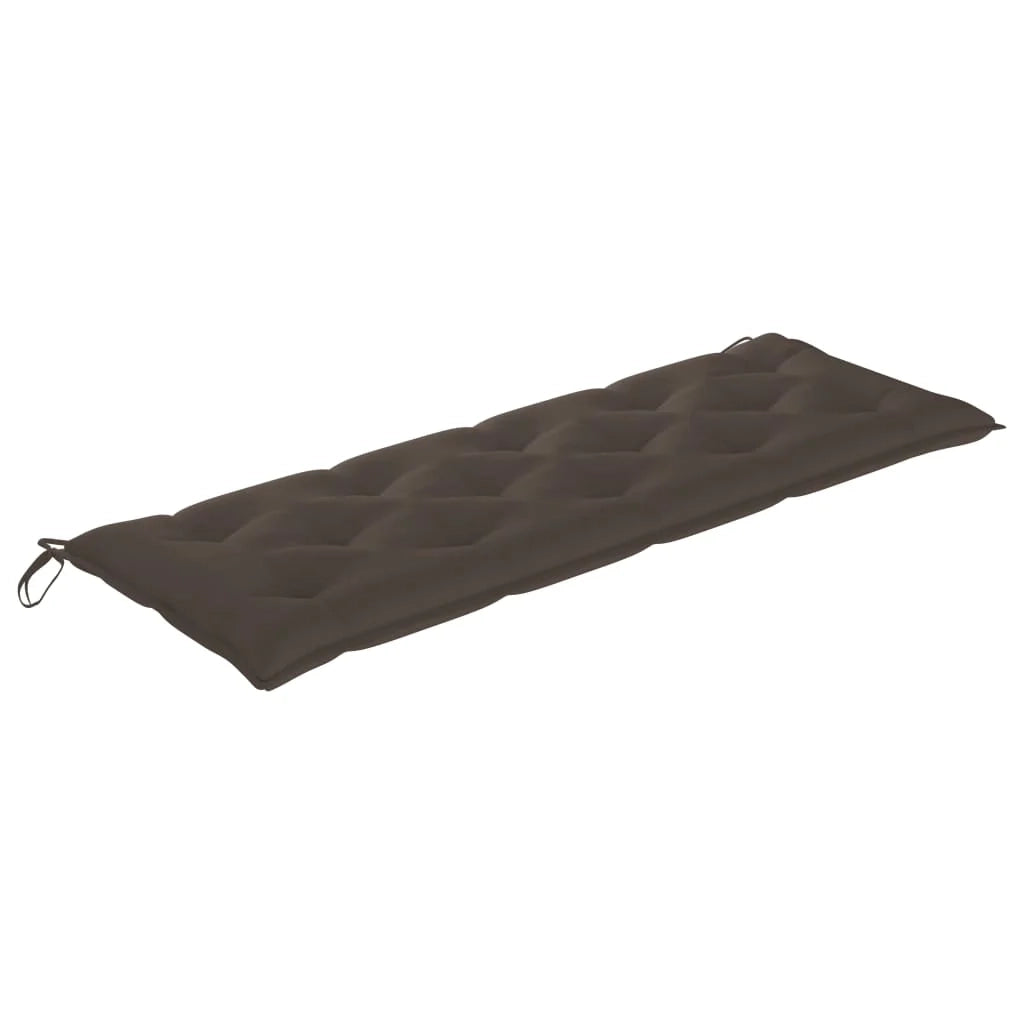 Panca da giardino mobili da esterno per patio panca da terrazza impilabile con cuscino 159 cm legno massello di teak 02_0011690