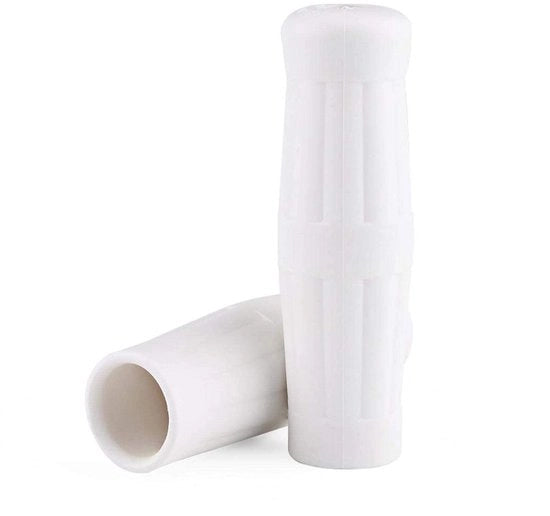 Manubrii di guida universali per motocicli - 1 coppia - 22mm/25mm diametro interno - in gomma - Facili da installare - Adatti per motocicli Cafe Racer - Manubri di guida per motocicli
