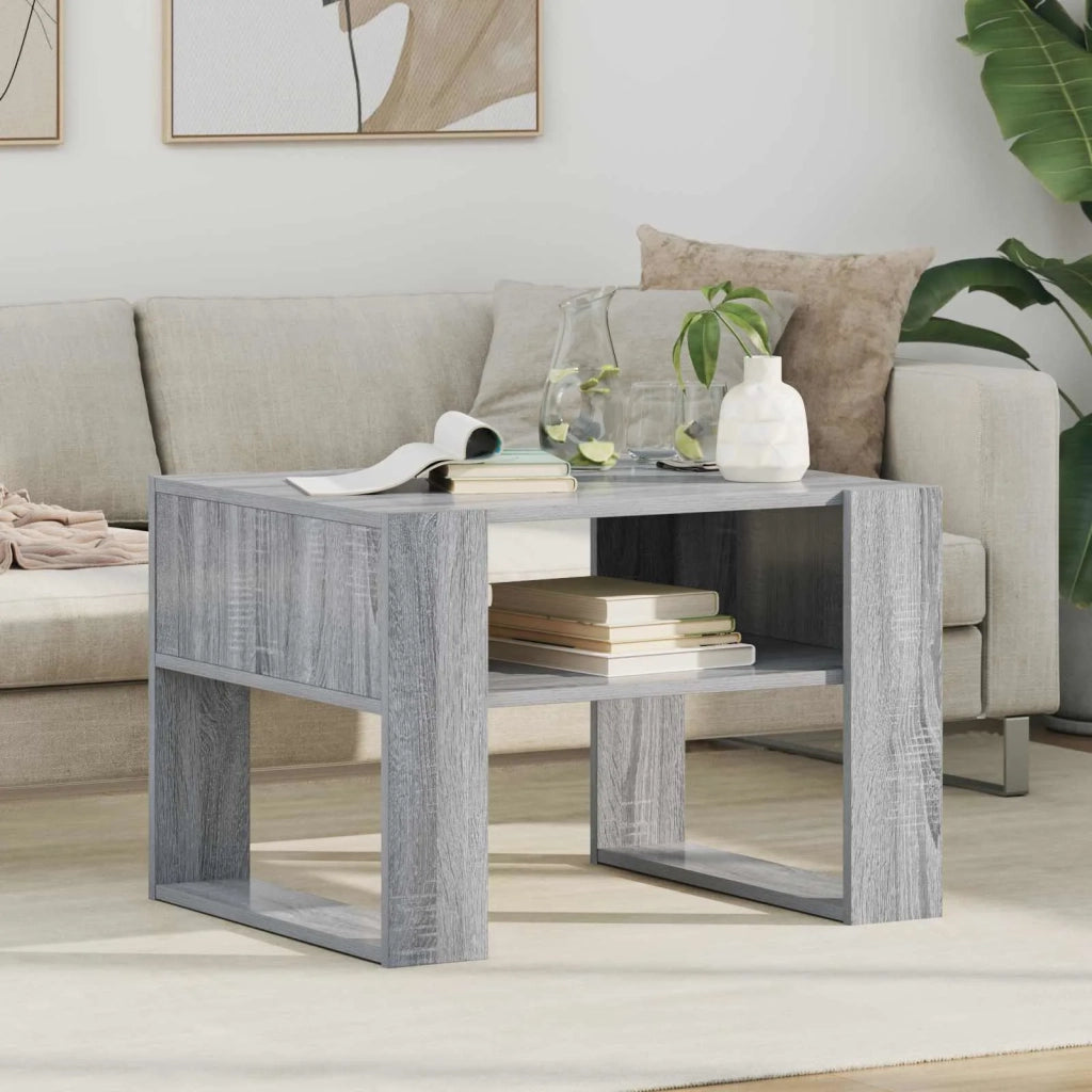 Tavolino da salotto Grigio Sonoma 66 x 53 x 45 cm 8000105