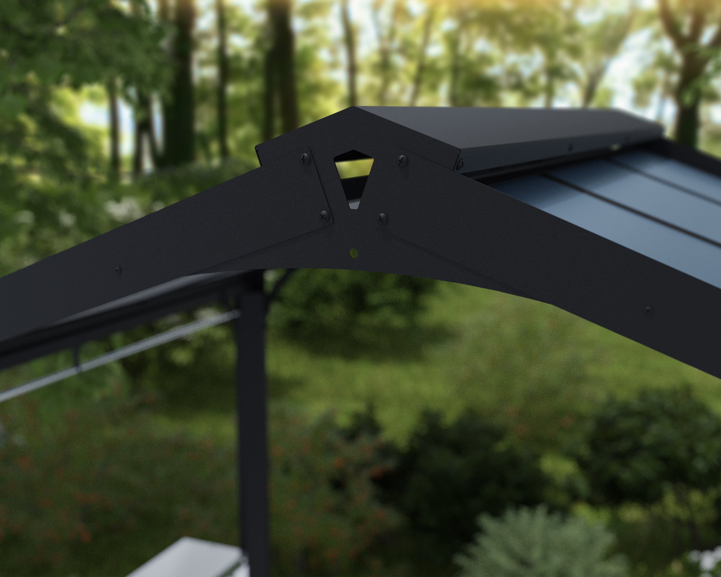 Canopia Austin Gazebo per Barbecue in Alluminio 1.8X2.4 m