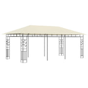 Gazebo con Zanzariera 6x3x2,73 m Crema 47971